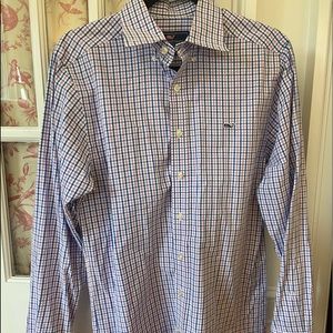 Mens VineyardVines shirt. Perfect condition. Size small. Pink and Navy blue.